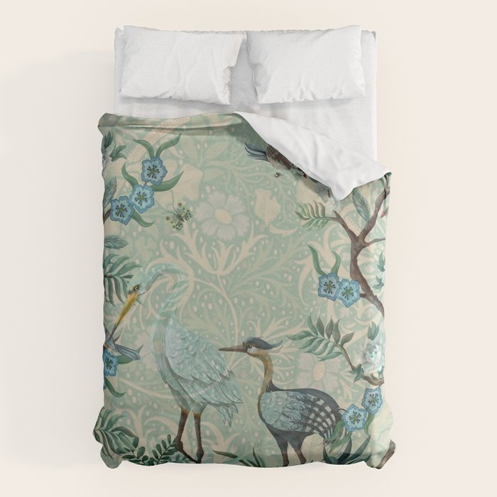 The Chinoiserie Panel Duvet Cover Gallery Image 1