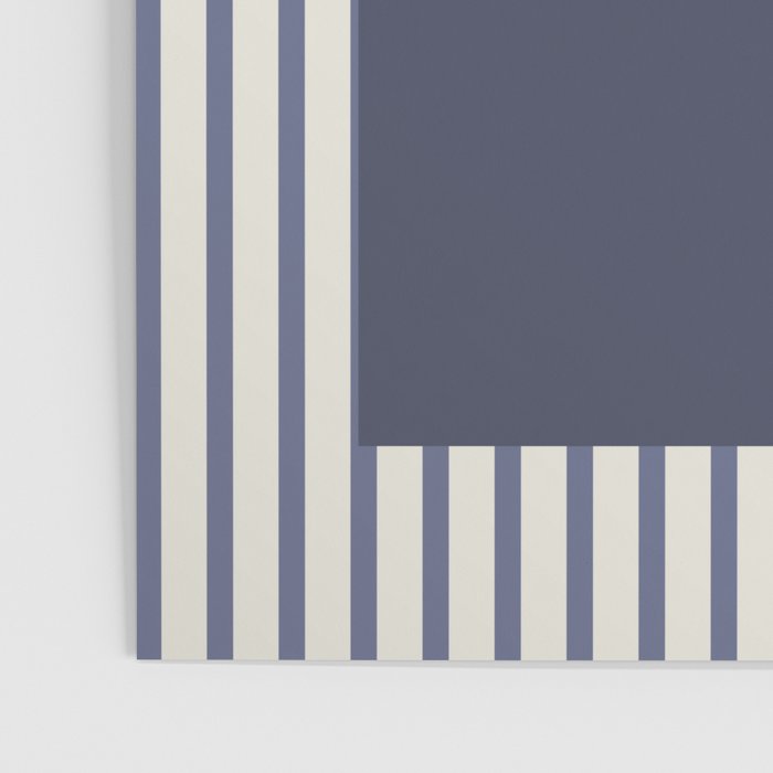 Snowflake Blue Striped Poster Gallery Image 3