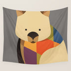 Wombat Wall Tapestry Gallery Image 4