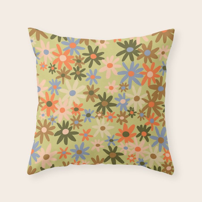 Floral fantasy #3 Throw Pillow Gallery Image 6