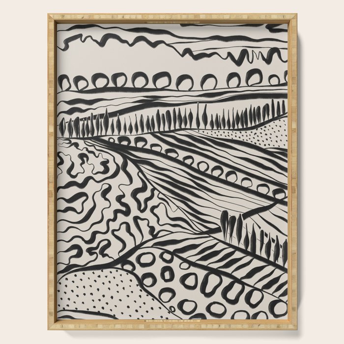 Tuscany #3 Serving Tray Gallery Image 1