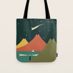 Cat Landscape 130 Tote Bag Gallery Image 1