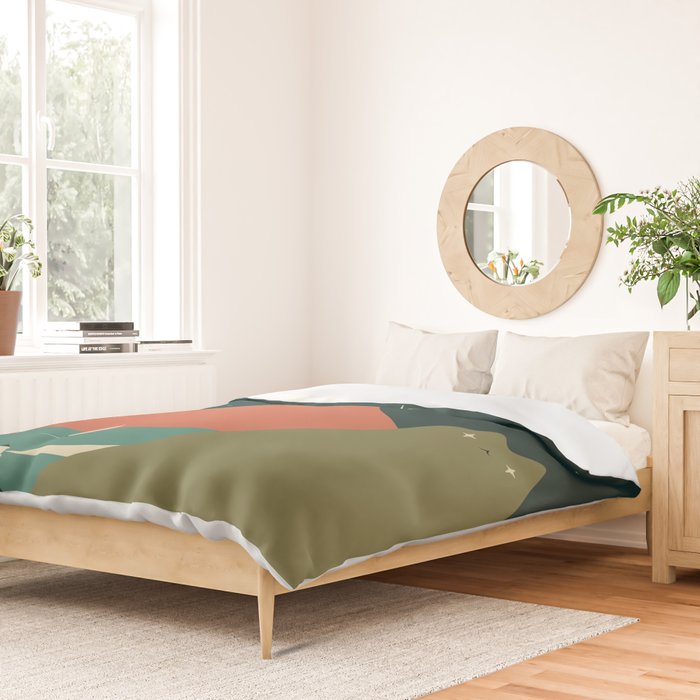 Cat Landscape 130 Duvet Cover Gallery Image 2