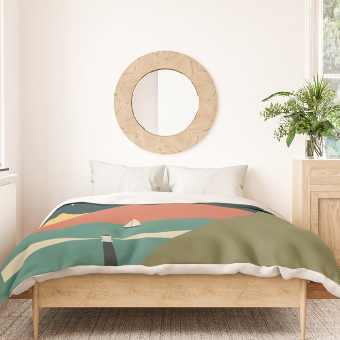 Cat Landscape 130 Duvet Cover Gallery Image 3