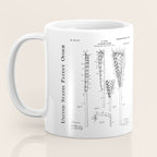 Lacrosse Stick Patent - Lacrosse Player Art - Black Chalkboard Coffee Mug Gallery Image 3