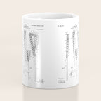 Lacrosse Stick Patent - Lacrosse Player Art - Black Chalkboard Coffee Mug Gallery Image 4