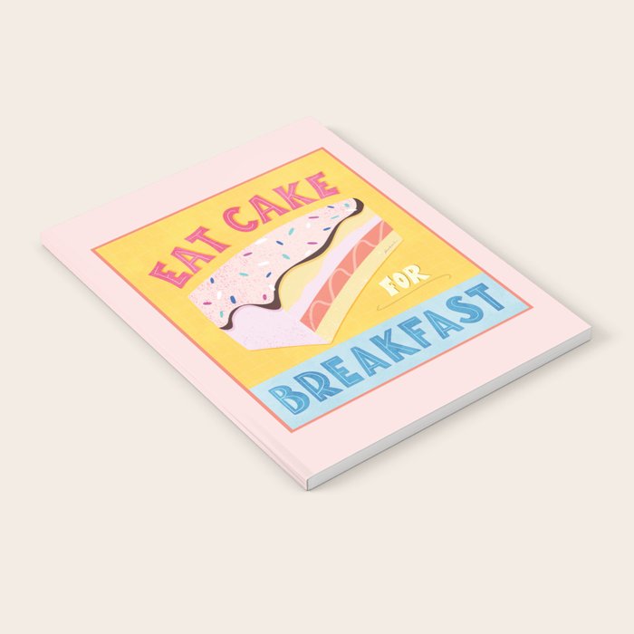 Eat Cake for Breakfast Notebook Gallery Image 2