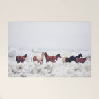 Winter Horseland Welcome Mat Gallery Image 1