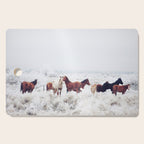 Winter Horseland Cutting Board Gallery Image 1