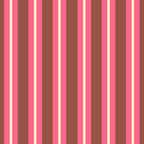 Eclectic Stripes Vertical Pattern in Brown Pink Cream Coffee Mug Gallery Image 2