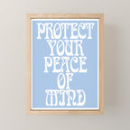 Protect Your Peace Poster Mini Art Print Gallery Image 1