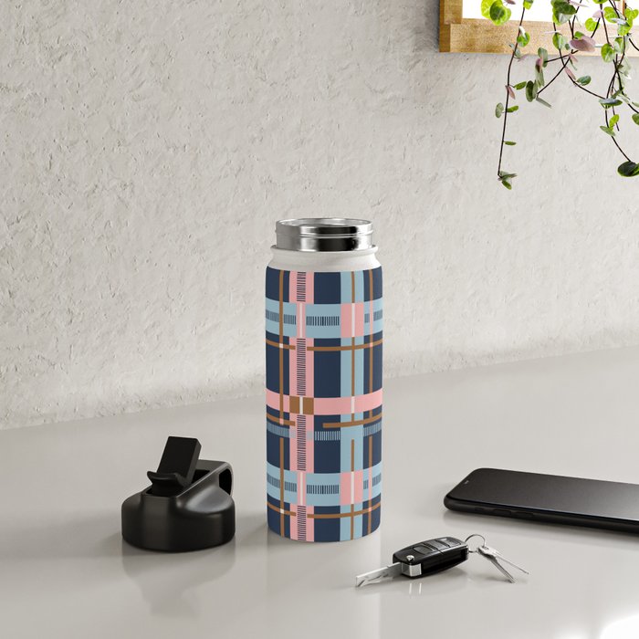 Dark Bold Linear Harmony Water Bottle Gallery Image 4