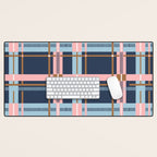 Dark Bold Linear Harmony Desk Mat Gallery Image 1