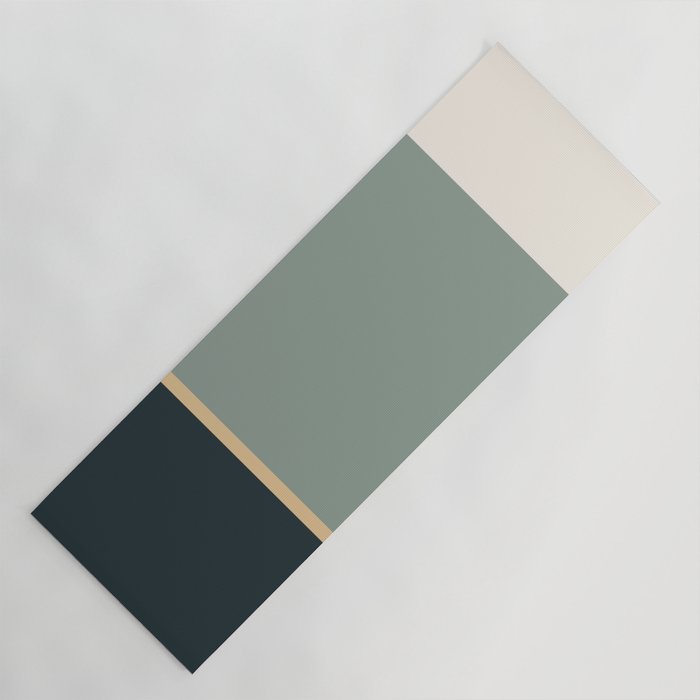 Contemporary Color Block LV Yoga Mat Gallery Image 1