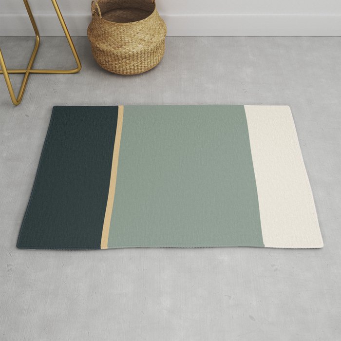 Contemporary Color Block LV Rug Gallery Image 1