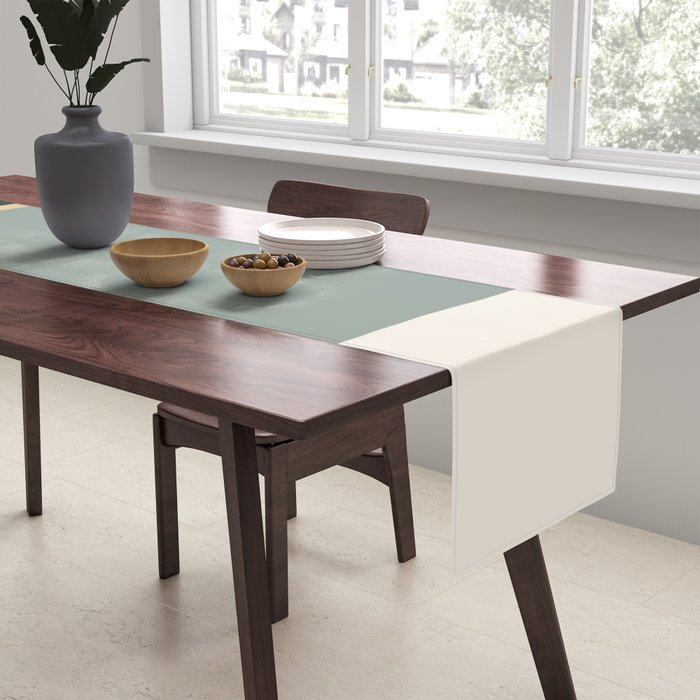 Contemporary Color Block LV Table Runner Gallery Image 2