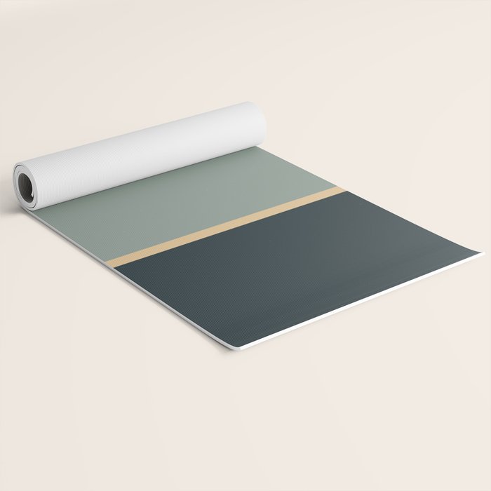 Contemporary Color Block LV Yoga Mat Gallery Image 2