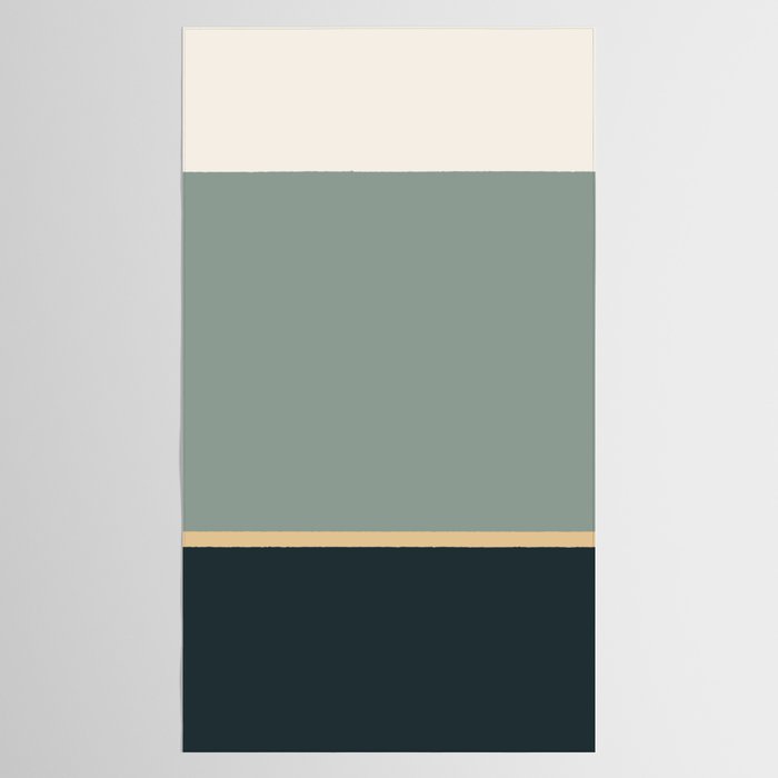 Contemporary Color Block LV Tablecloth Gallery Image 2