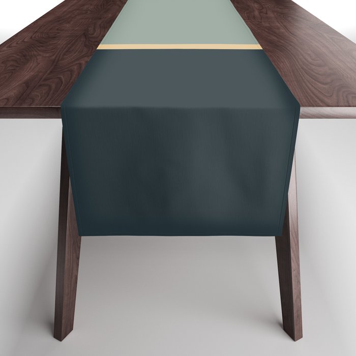 Contemporary Color Block LV Table Runner Gallery Image 1