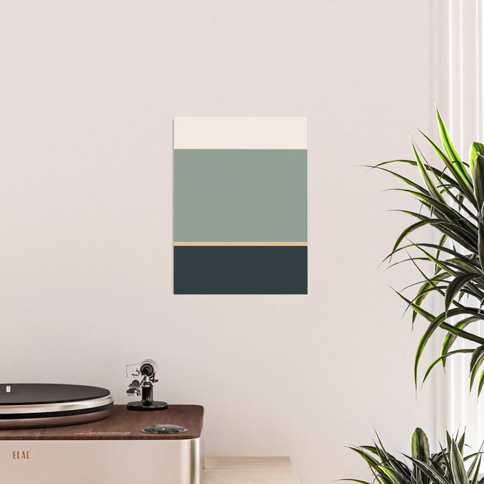 Contemporary Color Block LV Poster Gallery Image 2