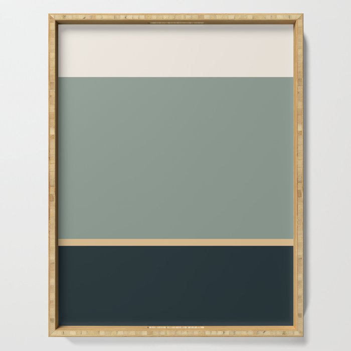 Contemporary Color Block LV Serving Tray Gallery Image 1