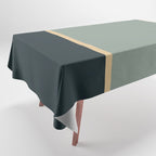 Contemporary Color Block LV Tablecloth Gallery Image 1
