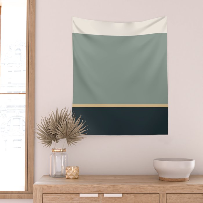 Contemporary Color Block LV Wall Tapestry Gallery Image 2
