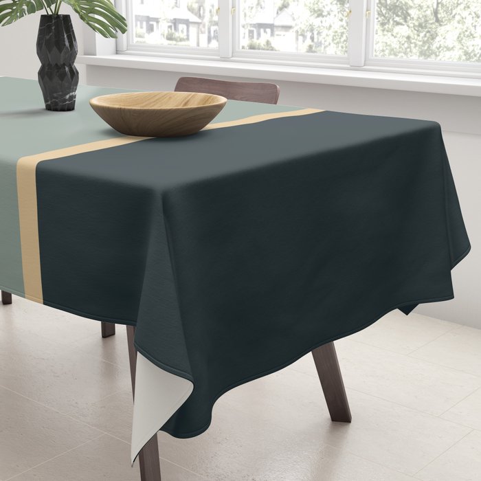 Contemporary Color Block LV Tablecloth Gallery Image 3