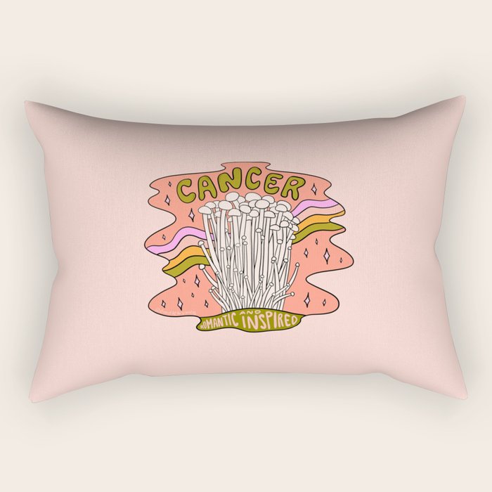 Cancer Mushroom Rectangular Pillow Gallery Image 1