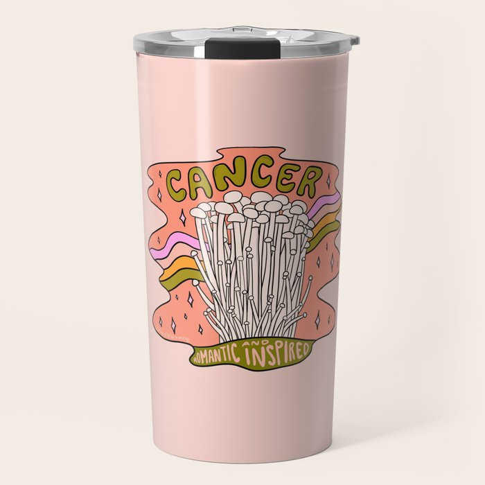 Cancer Mushroom Travel Mug Gallery Image 1