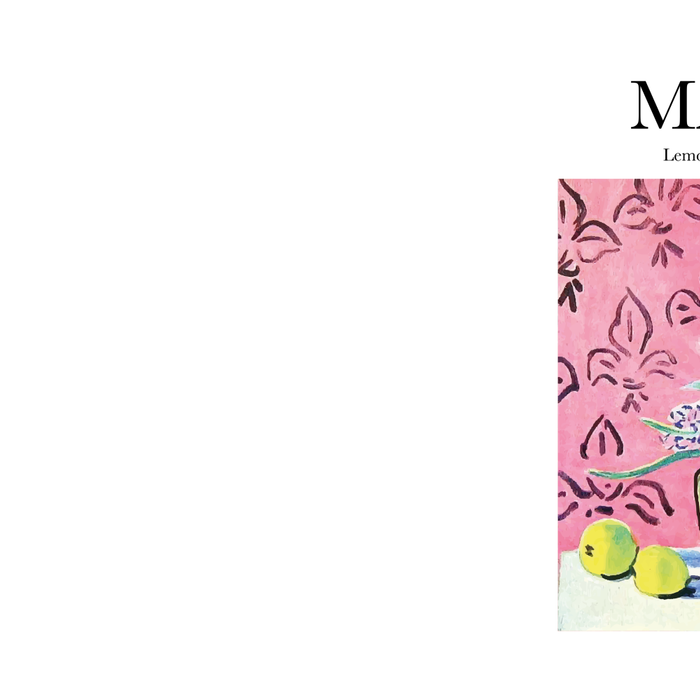 Lemons against Pink Background by Henri Matisse - Artwork Design Coffee Mug Gallery Image 2