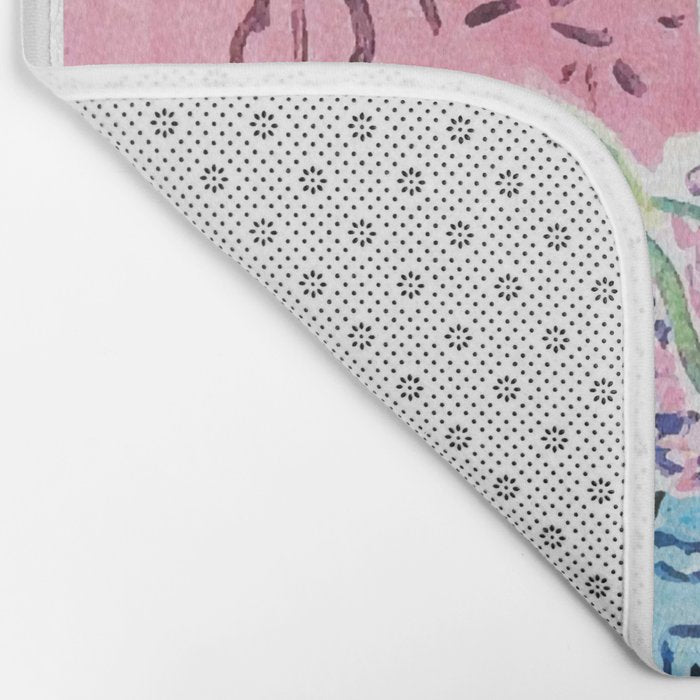 Lemons against Pink Background by Henri Matisse - Artwork Design Bath Mat Gallery Image 2