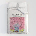 Lemons against Pink Background by Henri Matisse - Artwork Design Comforter Gallery Image 6