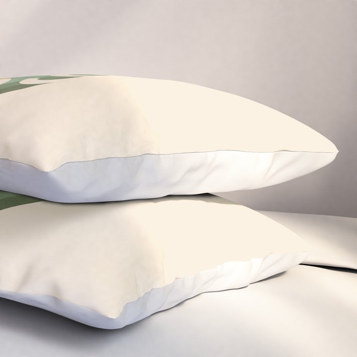 Retro Numbers Pillow Sham Gallery Image 3