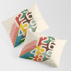 Retro Numbers Pillow Sham Gallery Image 3