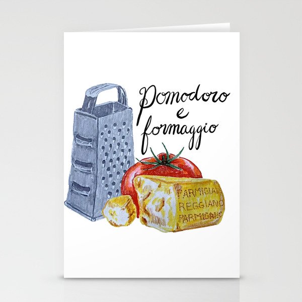 Pomodoro e Formaggio Stationery Card Gallery Image 1