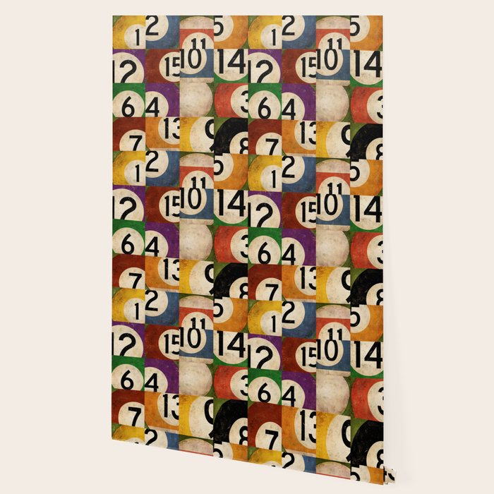 Billiards pool balls graphic art Wallpaper Gallery Image 2