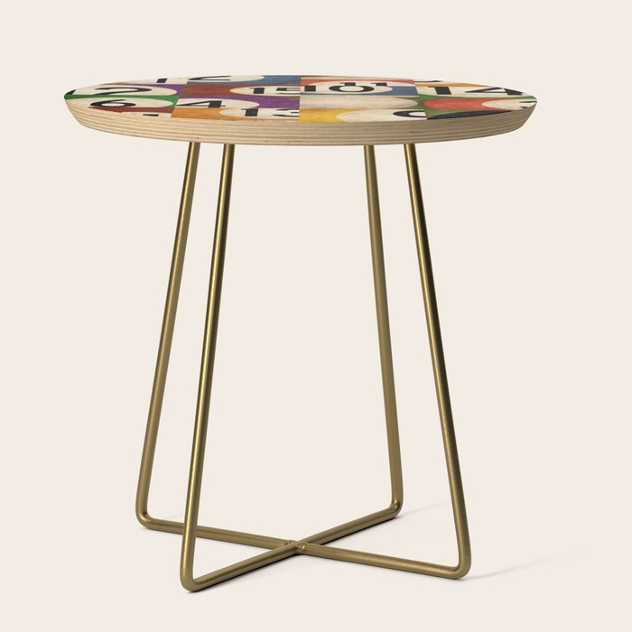 Billiards pool balls graphic art Side Table Gallery Image 1
