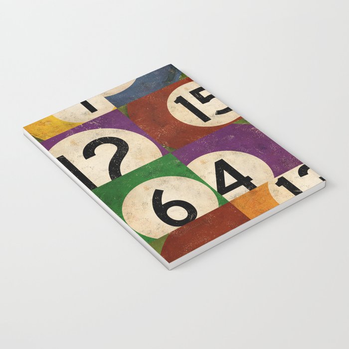 Billiards pool balls graphic art Notebook Gallery Image 3