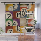 Billiards pool balls graphic art Wall Mural Gallery Image 1