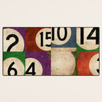 Billiards pool balls graphic art Desk Mat Gallery Image 3