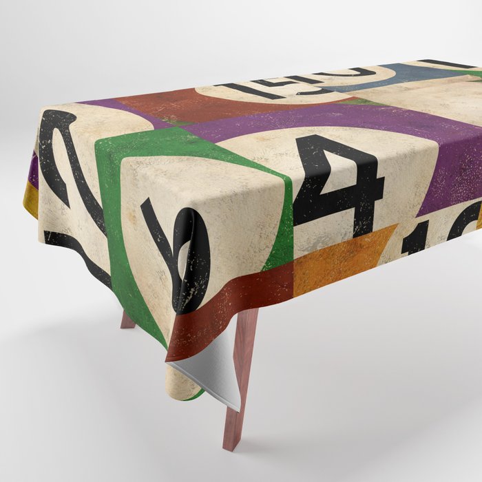 Billiards pool balls graphic art Tablecloth Gallery Image 1