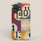 Billiards pool balls graphic art iPhone Case Gallery Image 1