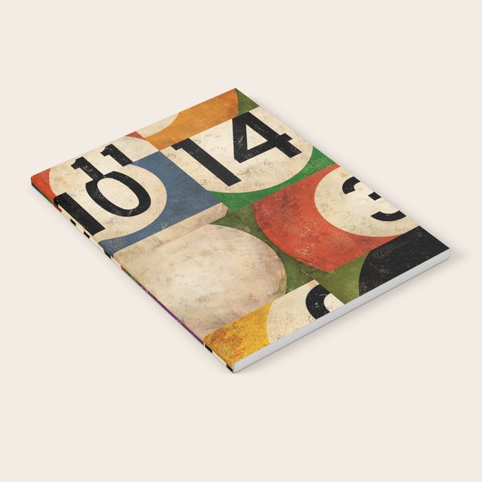 Billiards pool balls graphic art Notebook Gallery Image 2