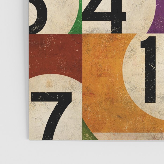 Billiards pool balls graphic art Poster Gallery Image 3