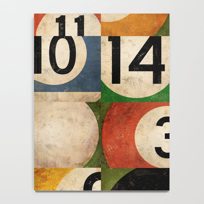 Billiards pool balls graphic art Notebook Gallery Image 4