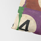 Billiards pool balls graphic art Pillow Sham Gallery Image 4