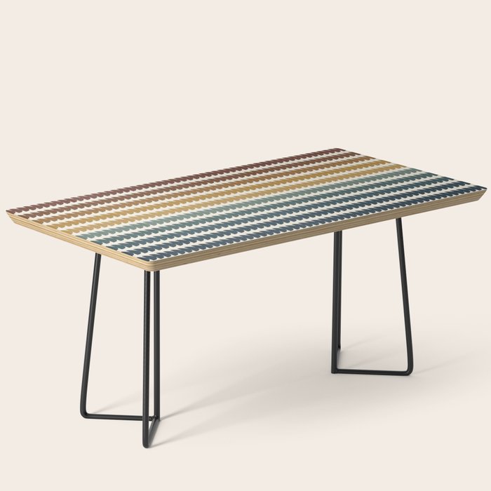 Maude Pattern XX Earthy Rustic Coffee Table Gallery Image 1