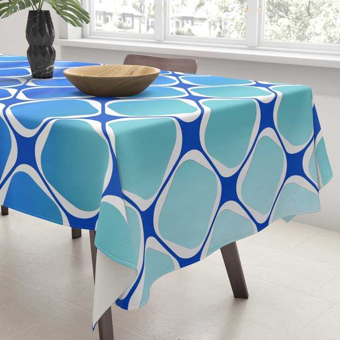 Alcohol Ink Seascape Tablecloth Gallery Image 3