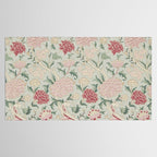William Morris Vintage Cray Duck Egg Pink Tablecloth Gallery Image 2